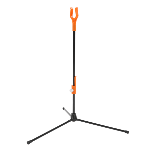 Recurve bågstativ Justerbart glasfiberstång Bågskytte båghållare Ultralätt bärbart bågskytteställ för utomhusjakt Orange