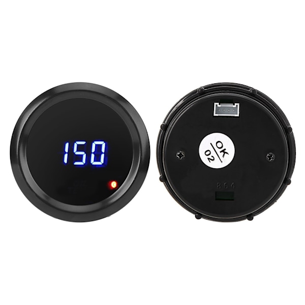 52 mm olietermometer med sensor 40~150 ℃ blå LED digital display temperaturmåler
