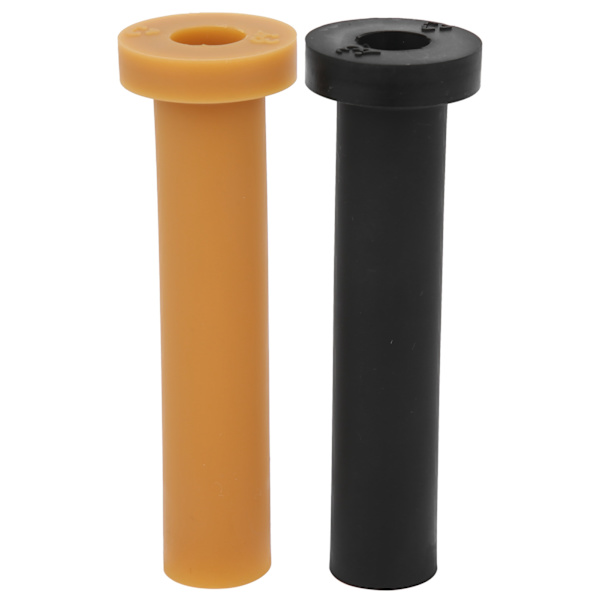 2 stk. Gummi Golf Tees Holdbare Golftræningshjælpemiddel Tee Holder Driving Range Sort Gul