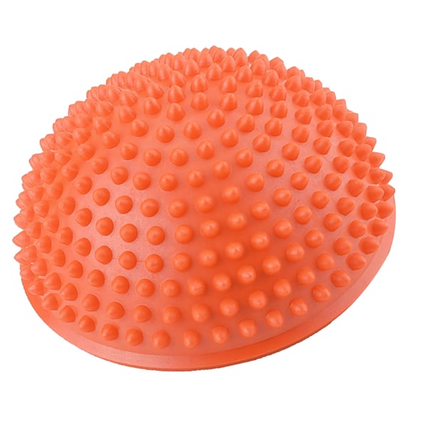 PVC oppustelig halvkugle Massagepunkter Fitballøvelser Træner Fitness Balancebold