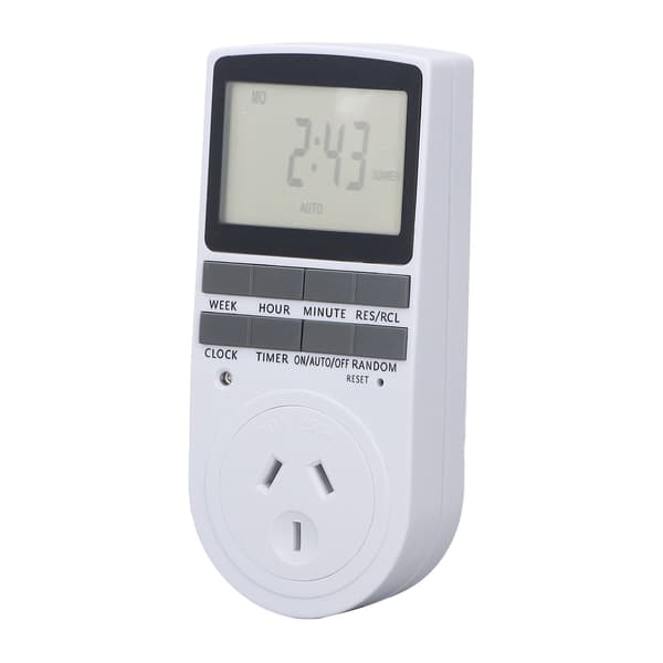 Digital Intelligent Energy-Saving Flame Retardant High-Power Timing Power Socket AU Plug 220-240V