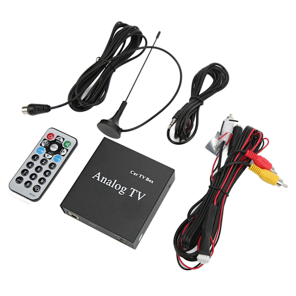 Bil Analog TV-box Mobil DVD TV-signalmottagare PAL SECAM NTSC Full System OSD Menyvisning