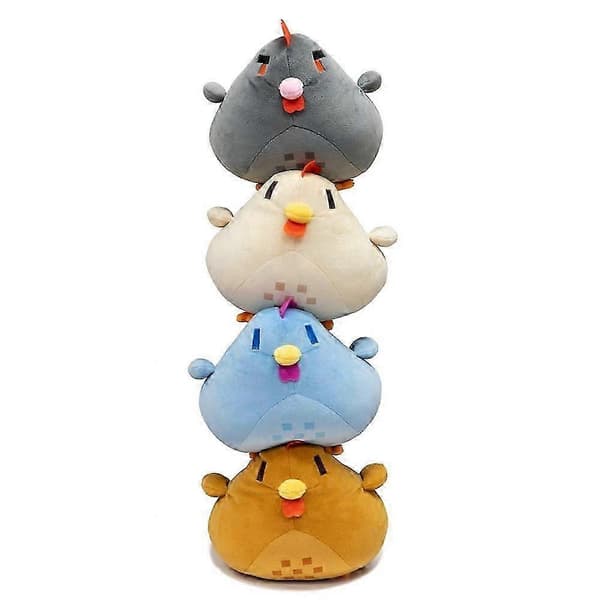 20 cm Stardew Valley kyllingplysj julegave[LD] Sky blue