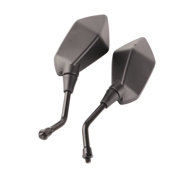 Pair Motorcycle Modification Universal Rearview Mirror Motorcycle Accessories Black 10mm