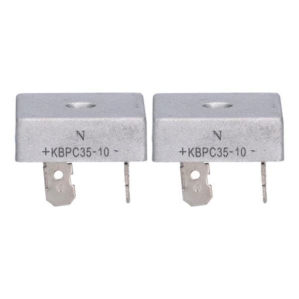 2 stk. brorettediode 4 terminaltilbehør for bensingenerator KBPC3510