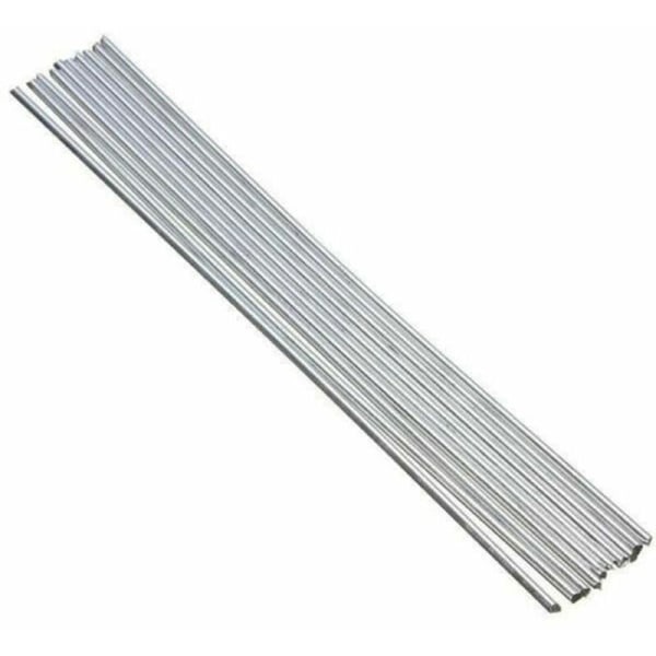 10 stycken aluminiumsvetstråd lågtemperatur aluminiumsvetstråd aluminiumelektrodkärna, 25cm*2,0mm