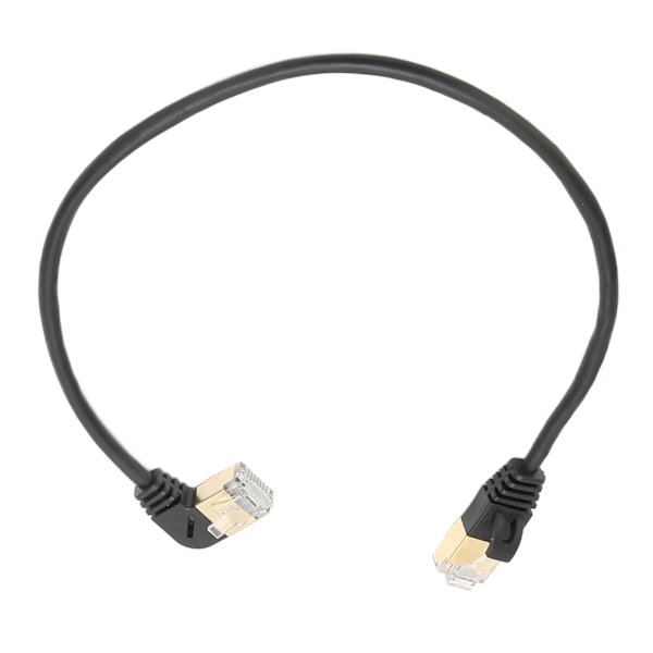 Cat8 Ethernet-kabel CAT8 OD 3,8 mm gullbelagte kontakter 11,81 tommer hann til hann Ethernet-kabel for switchserver