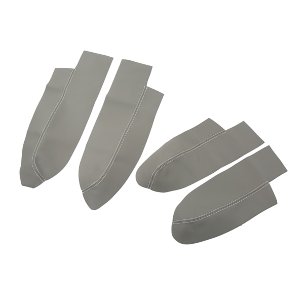 4-pack Dörrpanel Armstödsöverdrag i Mikrofiberläder Ersättning för CRV 2007‑2011 Grå