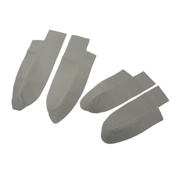 4 stk/sett Dørpanel Armlenes Deksel Mikrofiber Lær Erstatning for CRV 2007‑2011 Grå