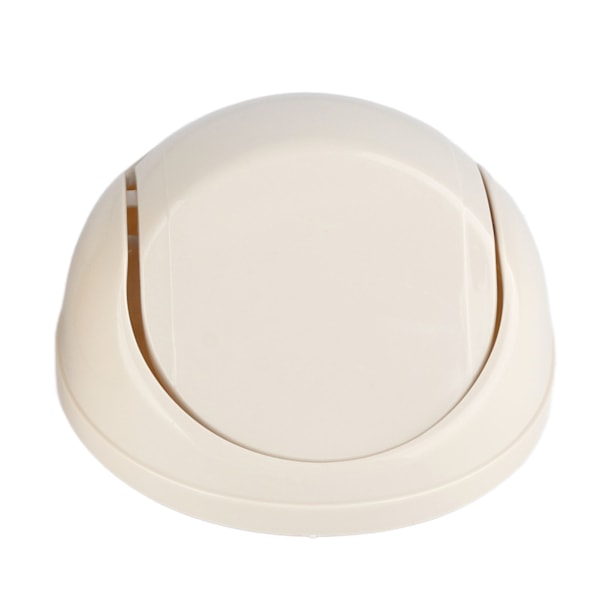 Mini Desktop papperskorg PP Kompakt intim lock Design papperskorg för hem Kök Skrivbord Sovrum Vardagsrum Vit