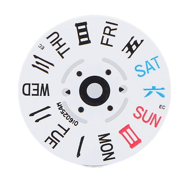 Watch Movement Week Dial NH36 Watch Parts Automatiskt mekaniskt rörelsetillbehör