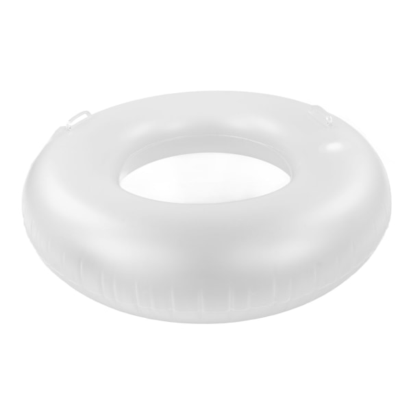 Transparent flydende ring PVC oppustelig svømmebassin flyder ring med LED-lys til sommer pool party