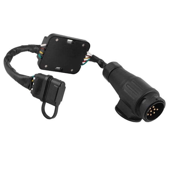 Tilhengerkontakt Europeisk 13-polet til Amerikansk 4-polet Baklyskrets Ledningsadapter Plug and Play