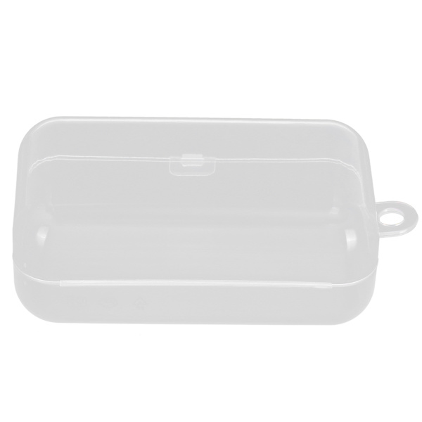 Transparent ansikts Jawline Trainer Box förvaringsväska Behållare för Jawline träningsboll L 13 x 8 x 5 cm / 5,1 x 3,1 x 2in