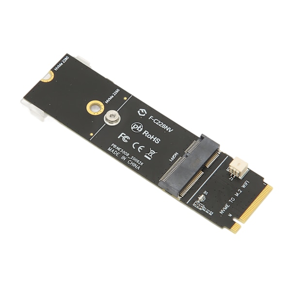 M.2 A+E -liitäntä M.2 M -liitäntäkortti Kestävä Vaka M.2 A+E -liitäntä M.2 M -liitäntä SSD Riser-kort verkkokortille M.2 SSD
