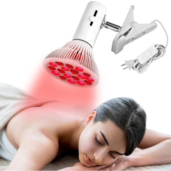 18W LED Lys Varmelampe Rød Infrarød Varmelampe til Ansigt Krops Massager Relief Sundhedspleje