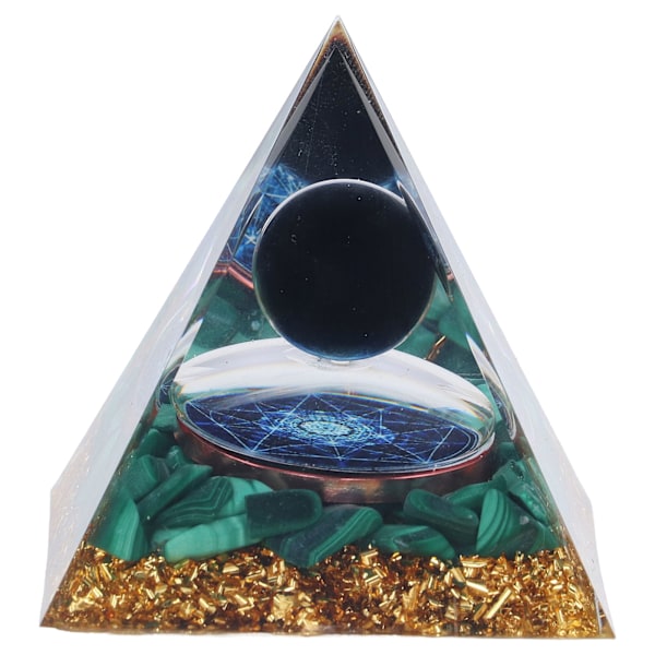 Orgone Pyramid Utsökt Healing Energiserade ädelstenar Pyramider för hemmakontor sovrum