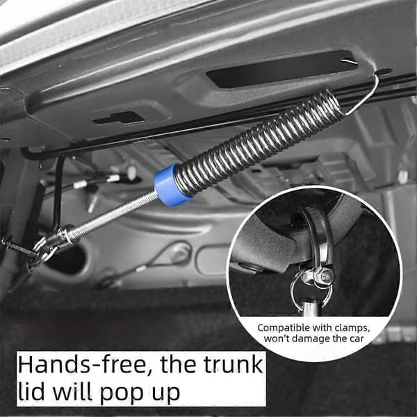 Automatisk justerbar løftefjeder til bagagerum til biler, stærk støtte, langvarig til SUV, lastbil, autocamper Silver 2pcs