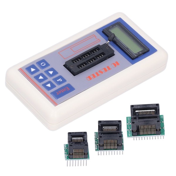 TSH-06F Integrated Circuit Tester IC-transistormätare med 5V 3,3V AUTO-lägen för mikroelektronikingenjörer med terminal