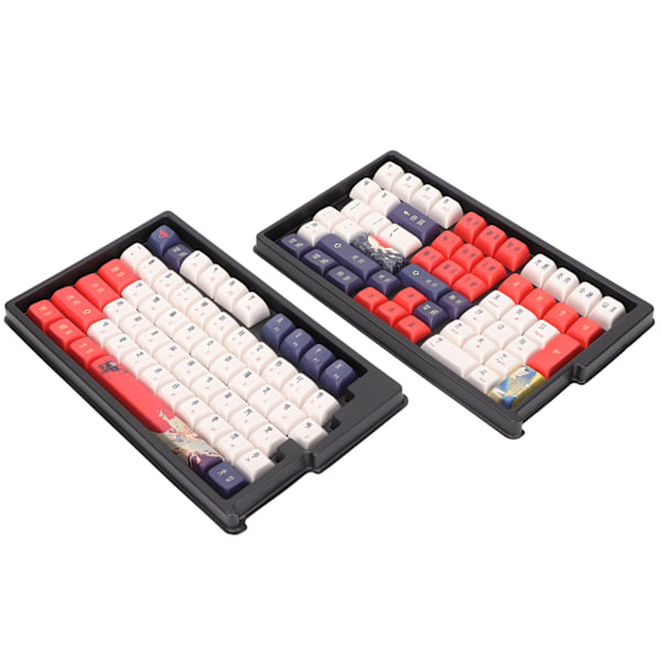PBT Tastatur Keycaps 113 Taster Ergonomisk design Enkel installasjon PBT Dye Sublimation Keycap for mekaniske tastaturer