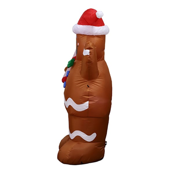 Pepparkakor Man luftad modell Jul Uppblåsbar gammal man snögubbe