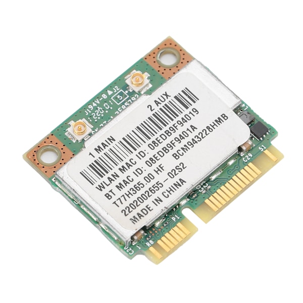 Trådløst Netværkskort Bluetooth 4.0 Adapter BCM943228 T77H365.00 HF 300M 802.11a/B g/n