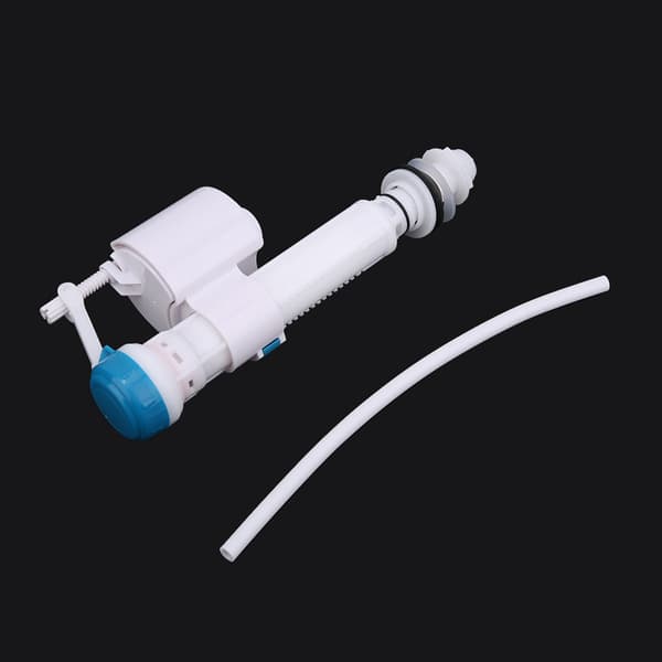 Toilet Push Button Fill Valve Dual Flush Cistern Siphon Bathroom Blue White UK G1/2 (Plastic)