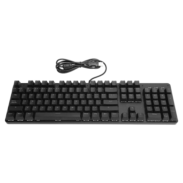 PC-tangentbord med blandade färger, 104 tangenter, spanska blåa switchar, bärbar dator, spel, datortillbehör