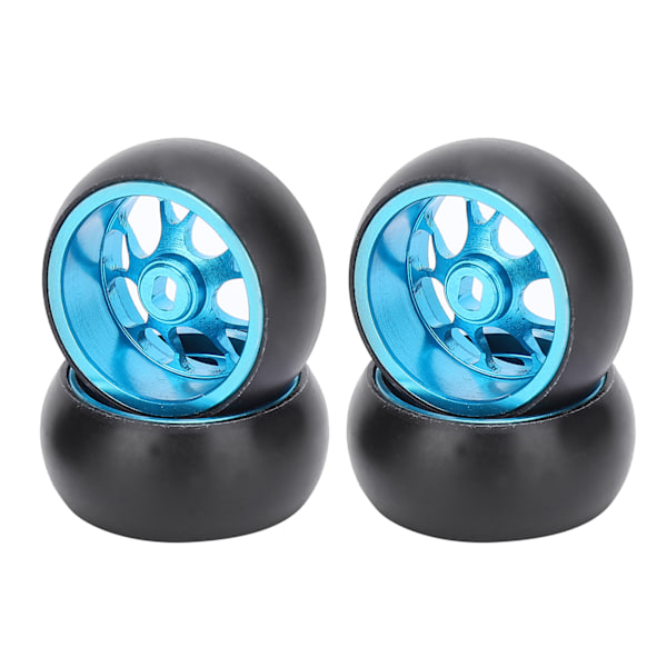 Kauko-ohjattava metallinen pyörän napa Drift-rengas korvaus Wltoys k969 1/28 RC CarBlue -autoon