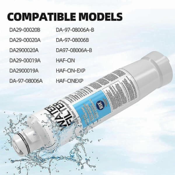 Vandfilter DA97-17376B DA97-08006C HAF-QIN Køleskabsvandfilter x[LD] 1PC
