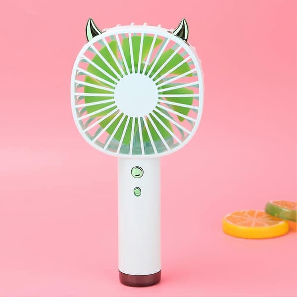 Bærbar Mini USB Oppladbar Vifte Luft Søt Styling Balsam Sommerkjøler[LD]