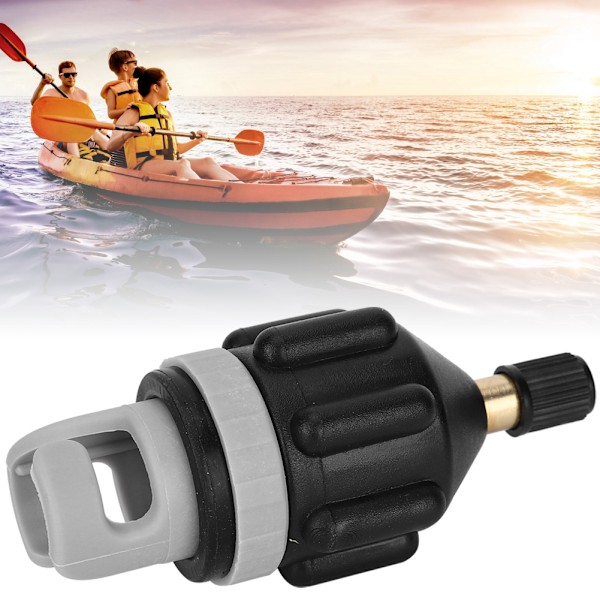 2 stk Luftpumpe Oppblåsbare Adapterhoder for Surfboard, Padlebrett, Kanotilbehør - Svart