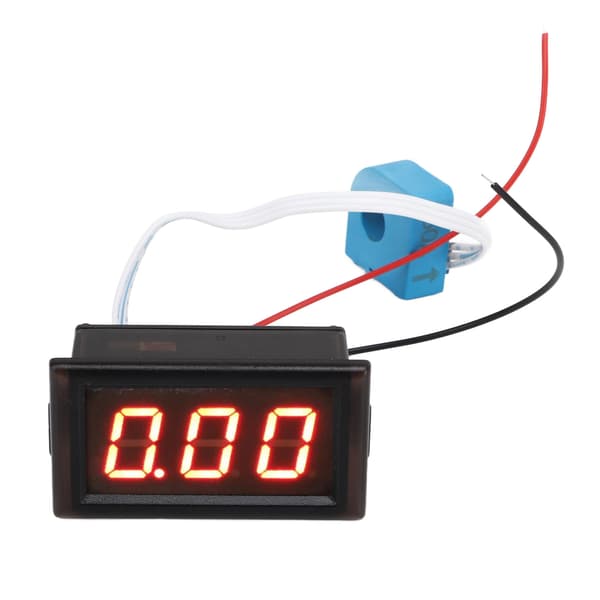 DC Amperemeter med Hall Sensor LED Digital Display 50A Høj præcisions strømmeter til køretøjer