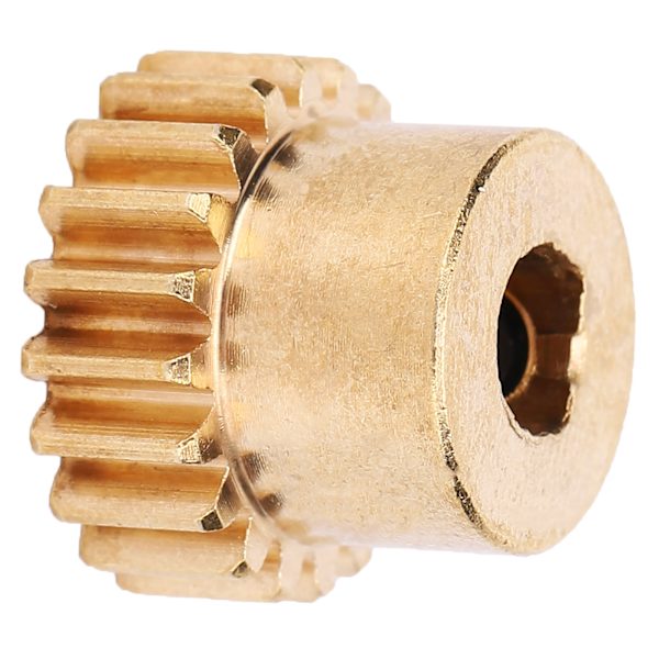 4301-0006-0020 Messinkivaihde 20 hammasta 6 mm D-poraus 0,8 MOD teollisuusrobotille