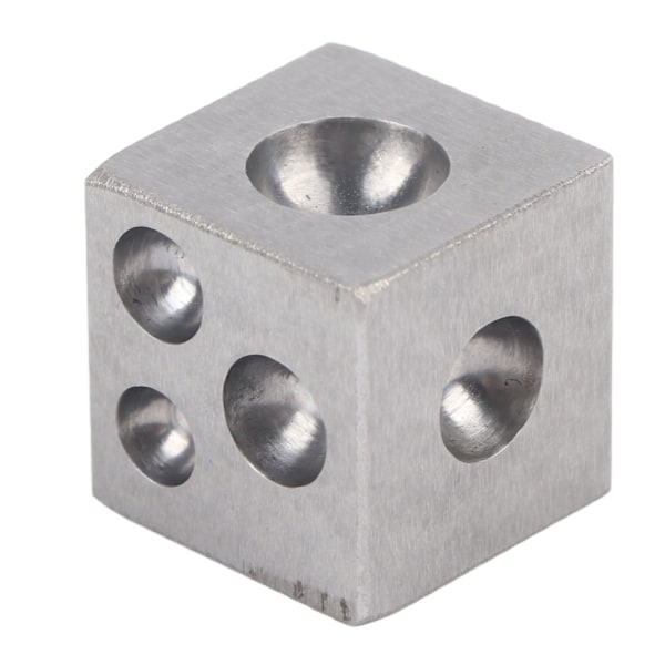 Firkantet Dapping Block Professionel Juveler Formningsværktøj til Smykkefremstilling 25 X 25 mm / 1 X 1in
