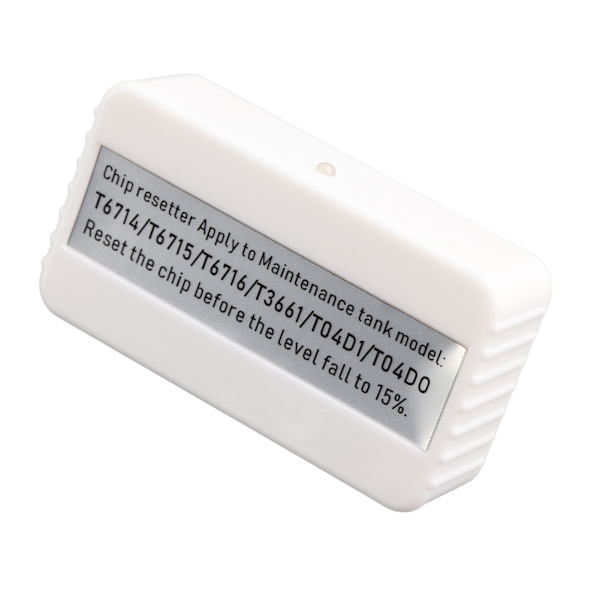 Vedligeholdelses Tank Chip Resetter ABS-hus T6714 Spildblækboks Chip Resetter til WF C8190 C8690 C869R