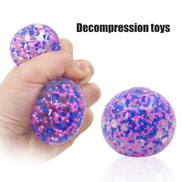 Børns Dekompression Klem Legetøj Transparent Vandperler Bold Sensorisk Klem Bold Legetøj
