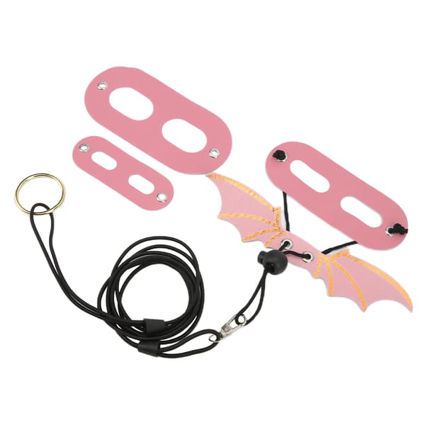 Adjustable Lizard Leash Bearded Dragon Harness Soft for Reptiles Small Pets Pink
