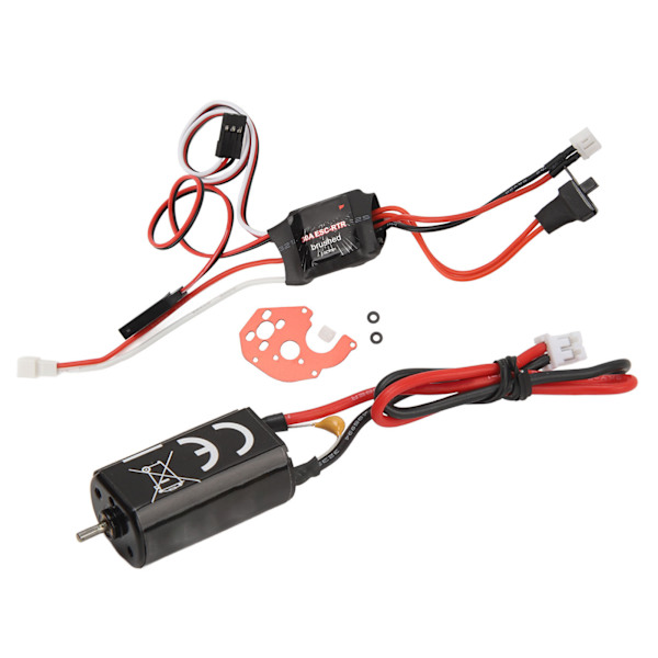 050 66T Børstet Motor 30A Børstet ESC Kit Høy Torsion PH2.0 Tilkobling for Axial Scx24 Fjernstyrt Bil