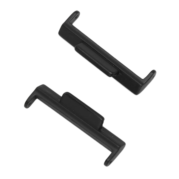 2 kpl rannekkeen liitäntää 22 mm metalli rannekkeen liitäntä Tarvike FIT 2:lle Musta