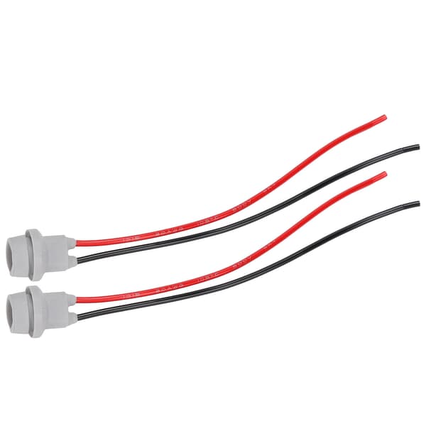2pcs Lamp Holder Heat Resistant Soft Easy Installation Light Socket Mounting Adapter with Wire