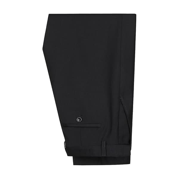 Herr Bröllopsfest Middag 3-delad Kostym Kavaj Väst Byxor 9 Färger Black Black S