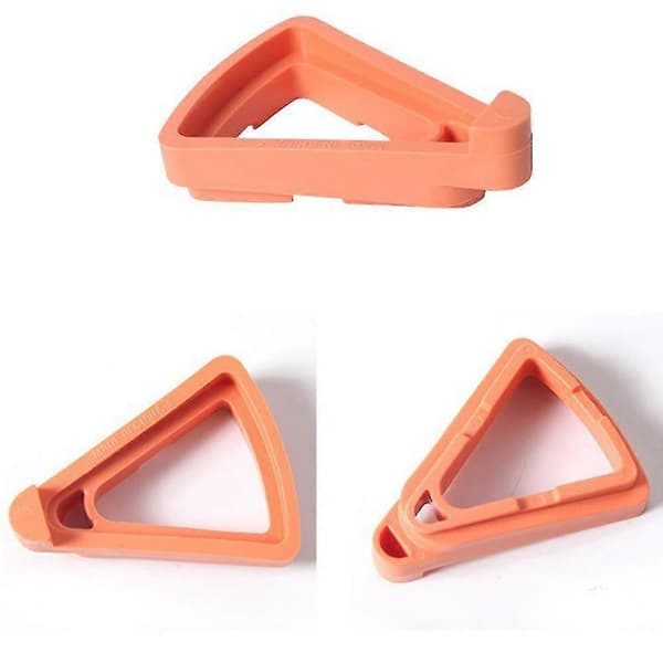 12/24 stk. usynlige lavprofilerede urtepottefødder Kompatibel med udendørs have Orange 24PCS
