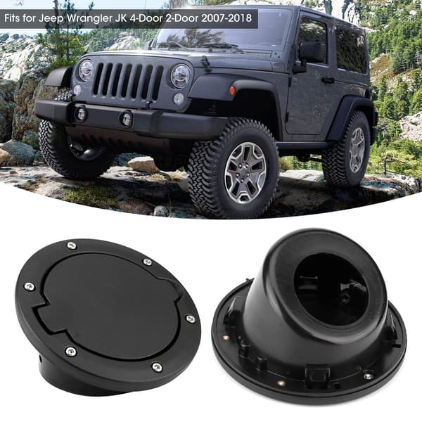 Ersättningslock för bilbränsletank passar Jeep Wrangler JK 4-dörrars 2-dörrars 2007-2018