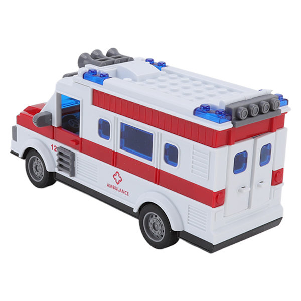 Fjärrkontroll Ambulans Barnleksaker Fyrvägs med lampor Fjärrkontroll Ambulans Pojke Simuleringsmodell Leksaksbil
