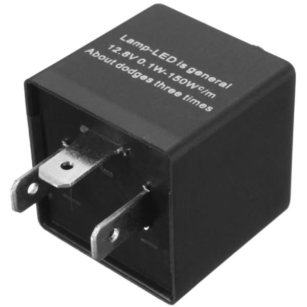 3X 12V 3-bens LED-bilblinklys justerbar blinkrelæindikatorlampe