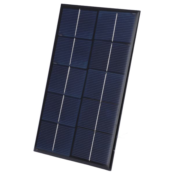 Solar Panel Charger 2W High Conversion Efficiency Energy Saving Waterproof UV-proof for Small Fan Motor LED Light 5V