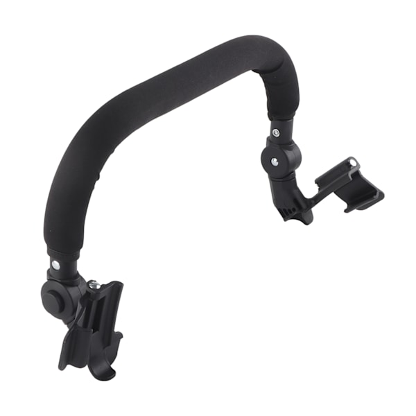 Stroller Bumper Bar Universal Adjustable Angle Stroller Armrest Comfortable Silicone Stroller Handle