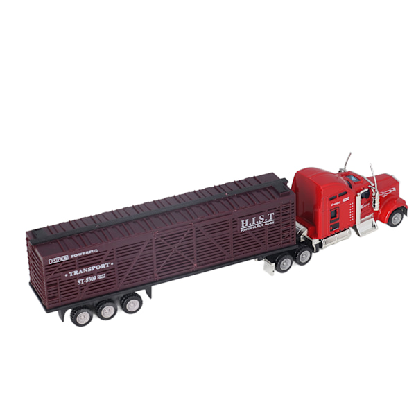 1:65 Pull Back Lastbilar Realistisk Utsökt interaktiv legering Pull Back Transportbilar Modellleksak för barn 2