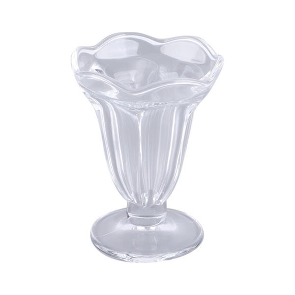 6 stk Glaskop Kreativ Unik Blomst Sundae Glaskop Multifunktionelle Transparente Dessertkopper